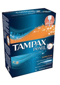 Tampax Pearl Super Plus Unscented x18