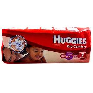 Huggies Dry Comfort Size 5 12-22 kg x7