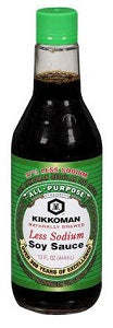 Kikkoman Soy Sauce Less Sodium 296 ml