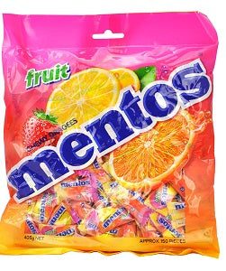 Mentos Chewy Dragges Fruit 80 g x30