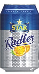 Star Radler Lager Beer & Citrus Juice Can 33 cl