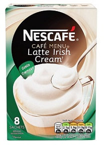 Nescafe Latte Irish Cream 22 g Each x8