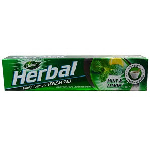 Dabur Herbal Toothpaste Mint & Lemon Fresh Gel 140 g