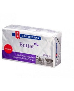 Emborg Butter Unsalted 200 g
