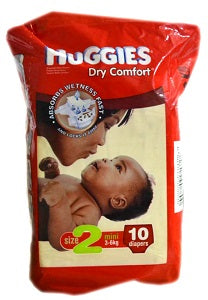 Huggies Dry Comfort Size 2 3-6 kg x10