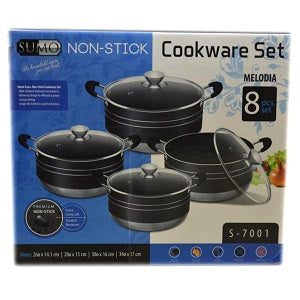 Sumo Non-Stick Cookware Set x8