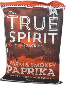 True Spirit Potato Crisps Warm & Smokey Paprika 120 g