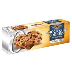 Quickbury Cookies Choco Chip Sugar-Free 135 g