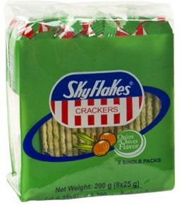 Sky Flakes Crackers Onion & Chives 200 g