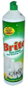 Brite Fresh Lemon Dish Washing Liquid 1 L