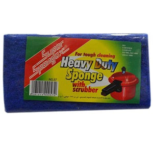 Super Spongex Heavy Duty Sponge With Scrubber