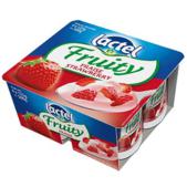 Lactel Fruity Yoghurt Strawberry 125 g x4