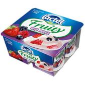 Lactel Fruity Yoghurt Mixed Berries 125 g x4