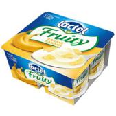 Lactel Fruity Yoghurt Banana 125 g x4