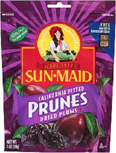 Sun Maid Pitted Prunes Dried Plums 198 g