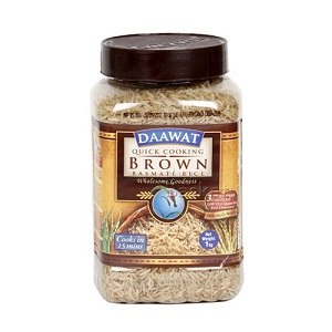 Daawat Brown Basmati Rice Jar 1 kg