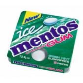 Mentos Chewing Gum Ice Spearmint Sugar-Free 13 g x9 x12