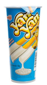 Meiji Yan Yan Biscuit Snack Dipped in Vanilla Cream 50 g