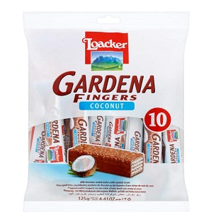 Loacker Gardena Fingers Wafers Coconut Cream 125 g x10