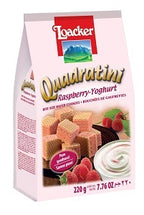 Loacker Quadratini Rasberry Yoghurt Wafer 220 g