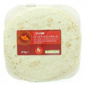 Spar Flour Tortilla Wraps 370 g x6