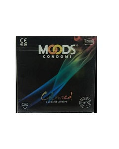 Moods Coloured 3 Condoms