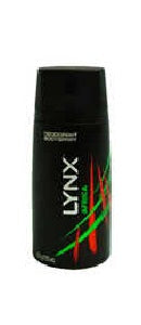 Lynx Deodorant Body Spray Africa 150 ml