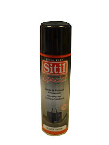 Buy Sitil Special Suede Nubuck Spray Polish Renovator Black 250 ml in Nigeria Shoe Polish Supermart.ng Supermart.ng