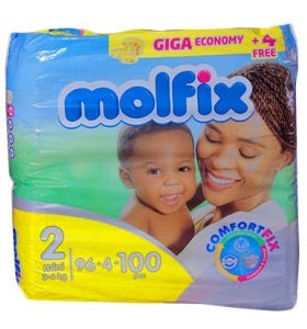 Molfix Size 2 Mini 3-6 kg x96