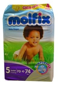 Molfix Size 5 Junior 11-25 kg x70