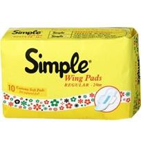 Simple Wing Pads Regular 24 cm x10