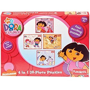 Funskool Dora The Explorer Puzzle 4 in 1 x30