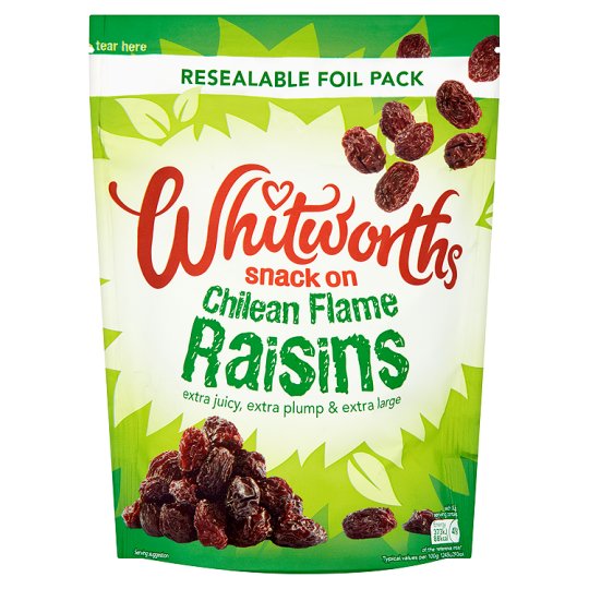 Whitworths Snack On Chilean Flame Raisins 325 g