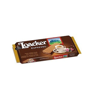 Loacker Espresso Crispy Wafers Filled With Coffee Cream 37 g