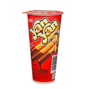 Meiji Yan Yan Chocolate Flavoured Dip Biscuit Snack 50 g