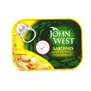 John West Boneless Sardines In Sunflower Oil 95 g