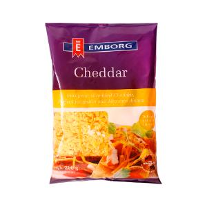 Emborg Cheddar Cheese Shredded 200 g