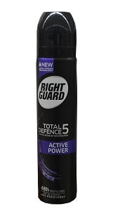 Right Guard Deodorant Spray Total Defence 5 Active Power 250 ml