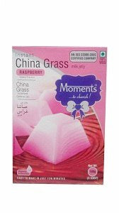 Moments Instant China Grass Milk Jelly Rasberry 100 g