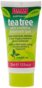 Beauty Formulas Blemish Gel Tea Tree 30 ml