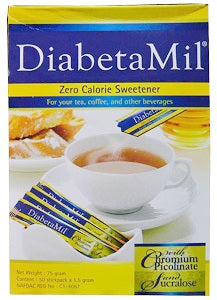 Diabetamil Zero Calorie Sweetener With Chromium Picolnate & Sucralos 75 g