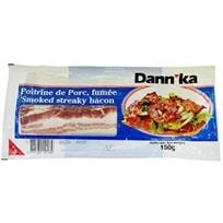 Dann Ka Smoked Streaky Bacon 150 g x9