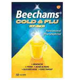 Beechams Cold & Flu Hot Lemon 10 Sachets