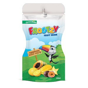 Frootzy Fruit Drink Tropical Mixed Fruits 20 cl