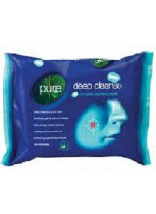 Pure Deep Cleanse Wipes x25