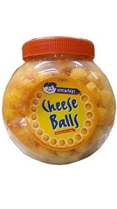 Niksnacks Cheese Balls Jar 145 g