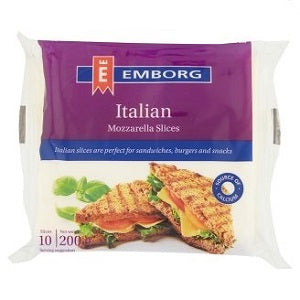 Emborg Mozzarella Italian Slices 200 g