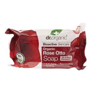 Dr Organic Bar Soap Rose Otto 100 g