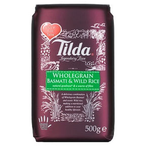 Tilda Whole Grain Basmati & Wild Rice 500 g