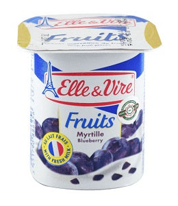 Elle & Vire Yoghurt Blueberry 125 g x4